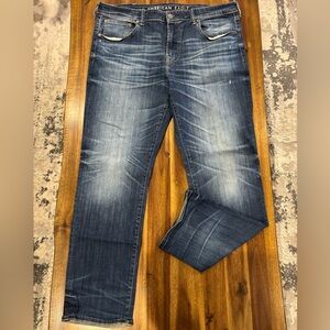 American Eagle Next Level Flex Stylish Blue Denim Jeans 38x32